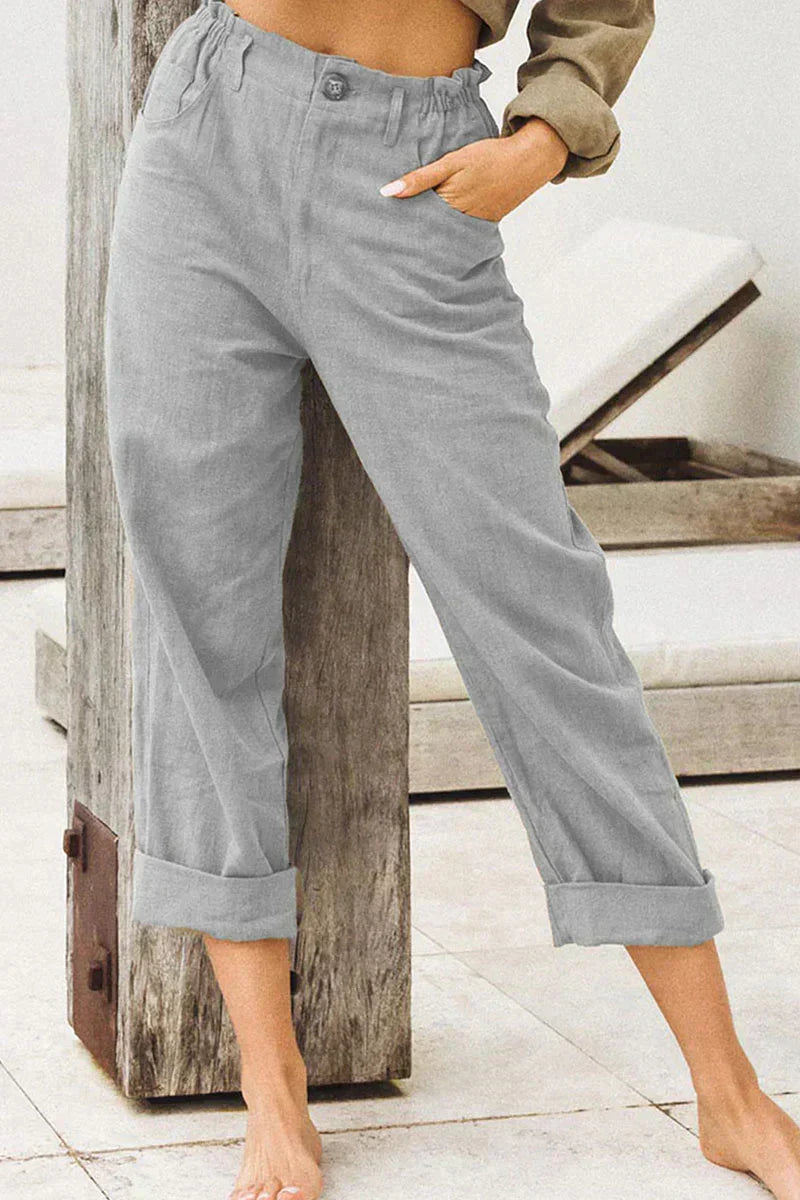 Tess | Fashionable Women'S Linen Trousers