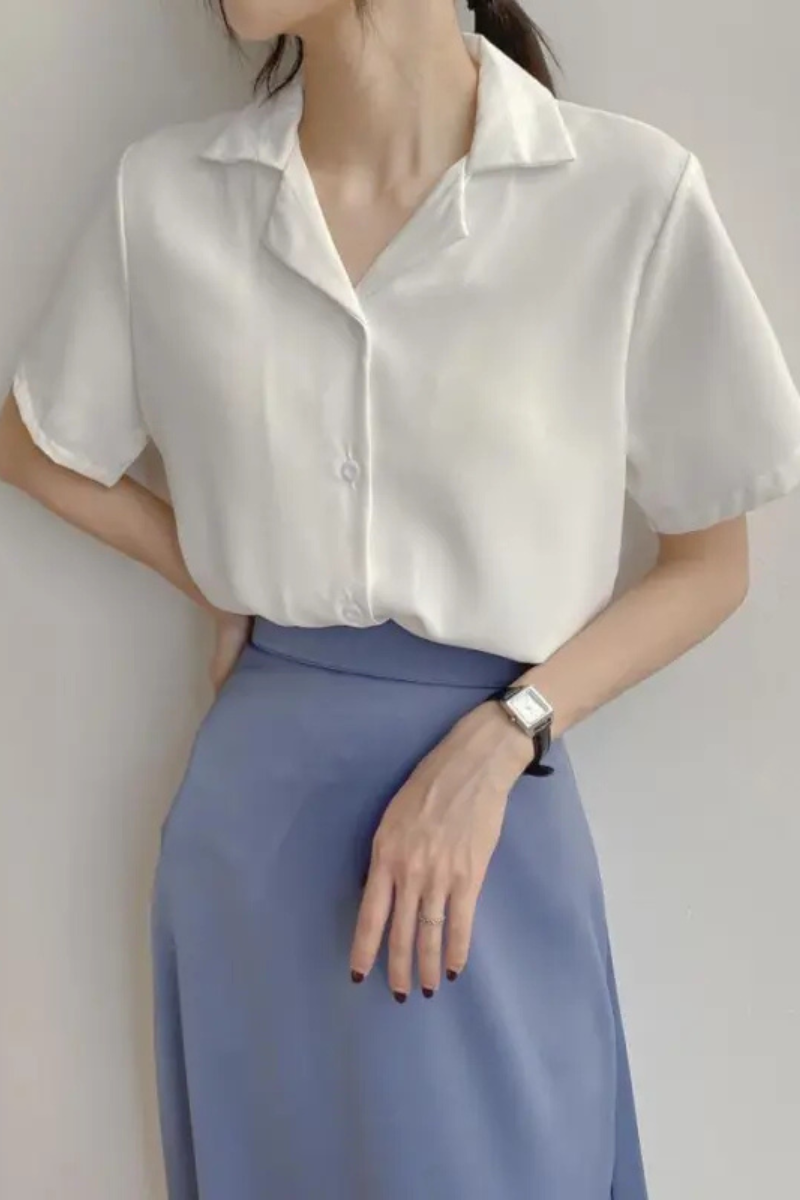 Wil | Women's White Chiffon Shirt