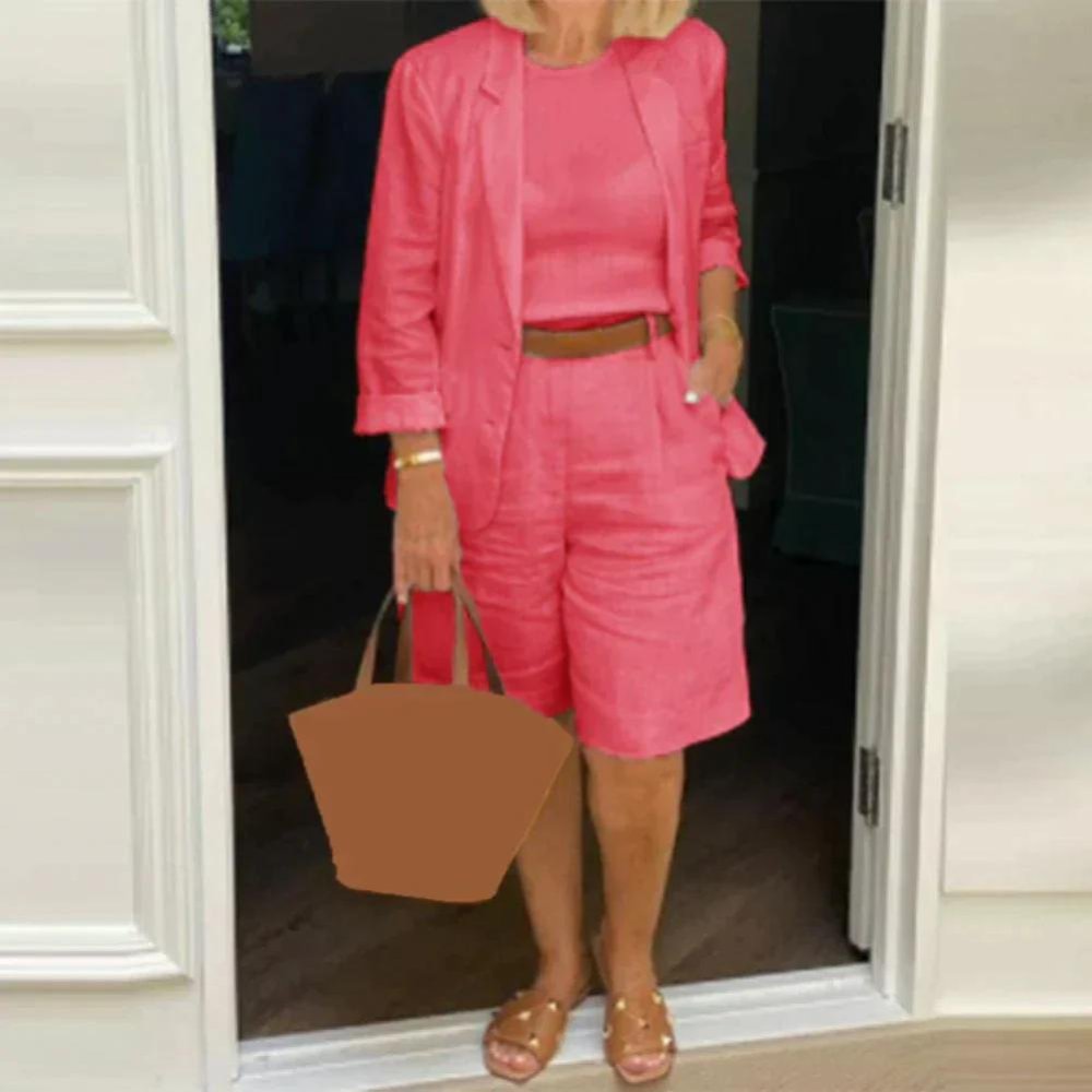 Tessa | Luxury jacket and shorts set for women