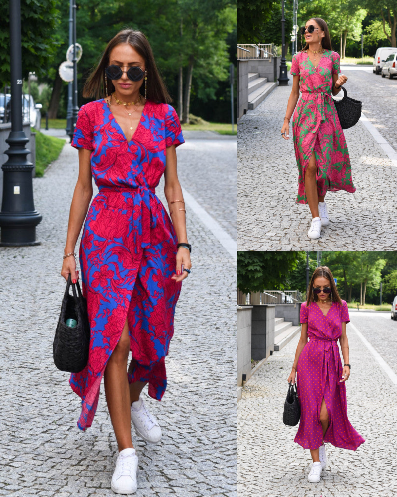 William | Waist Belt Floral Dress