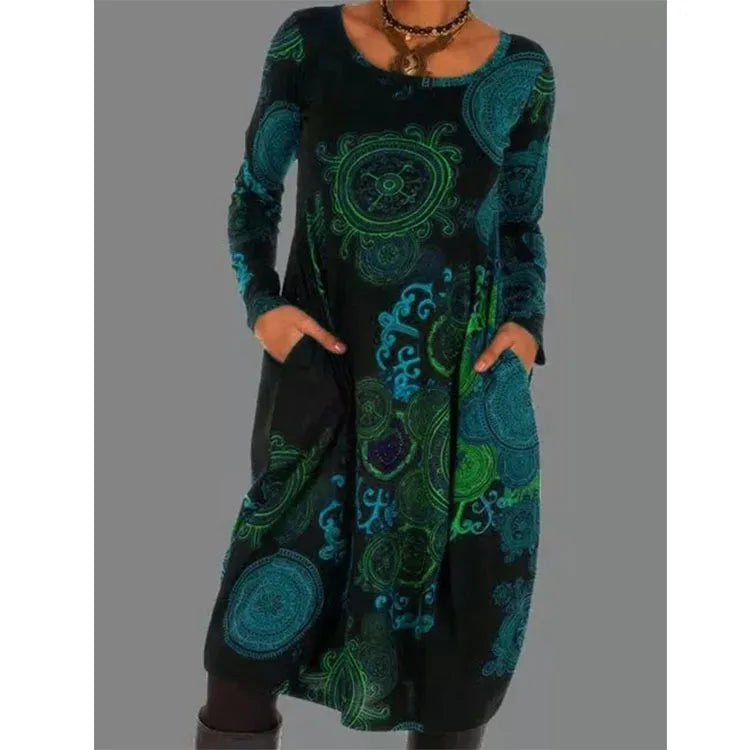 Trinidad| Helga ��������� Elegant winter dress with comfortable feel for women