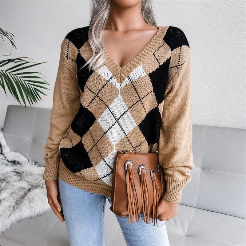 Viviana | Vneck knit sweater