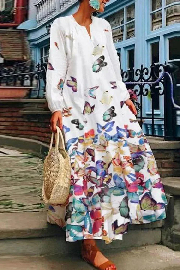 Victoria | Summer dress with print