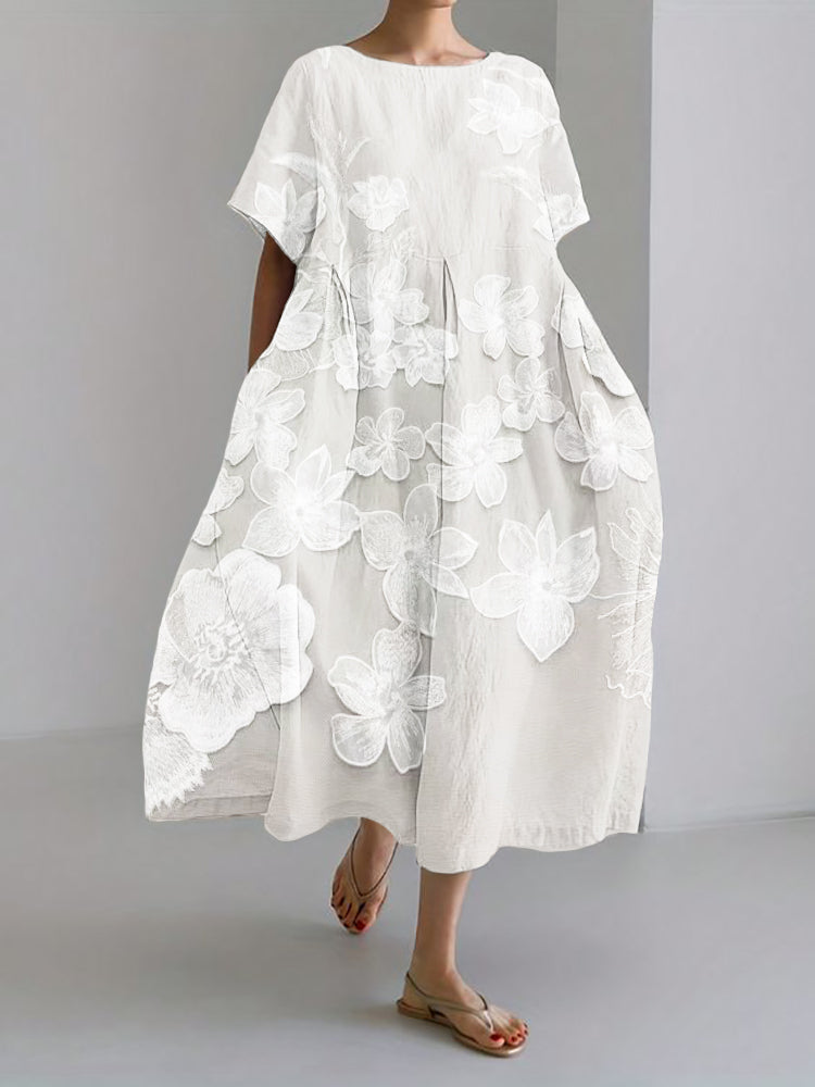 Uxía | Elegant Floral Dress For Women