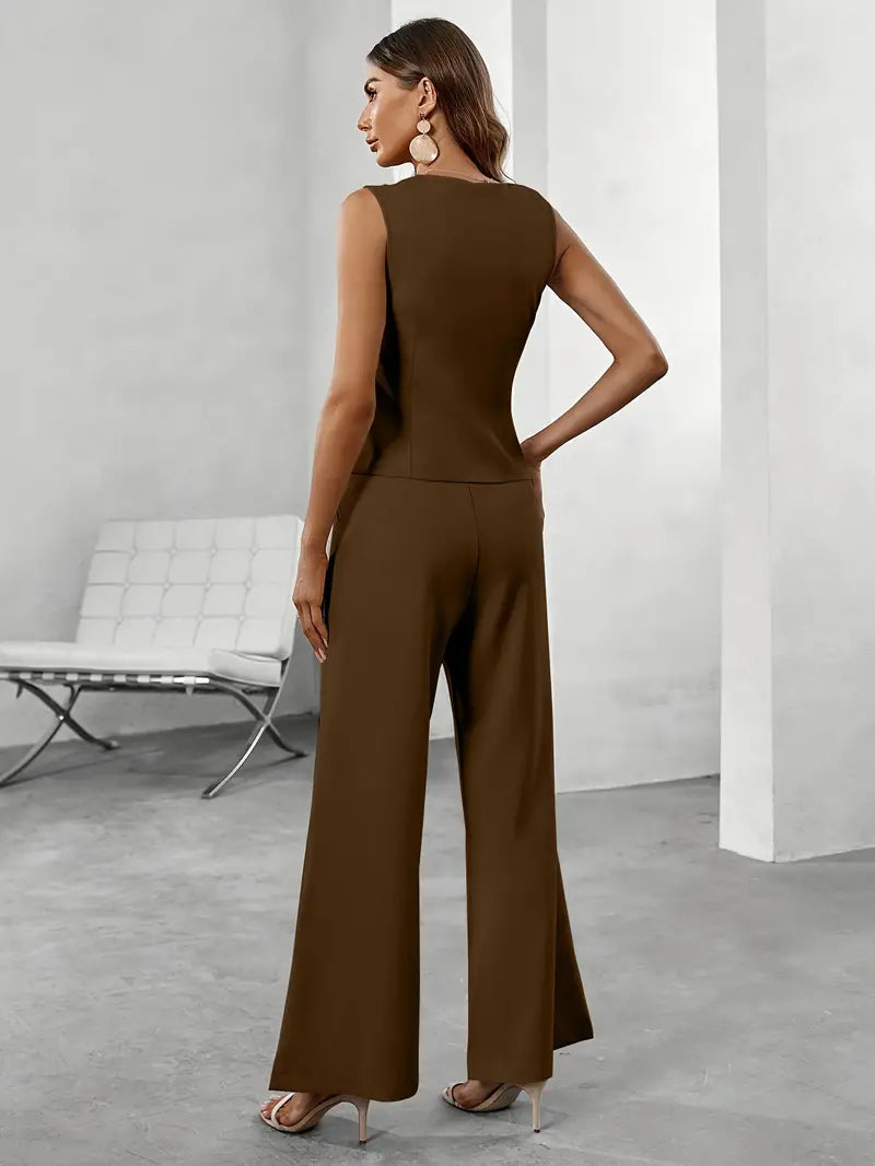 Victoria | Elegant Pants Suit Set For Women
