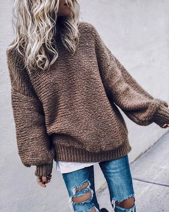 Victoria | Lightweight knit sweater with collar