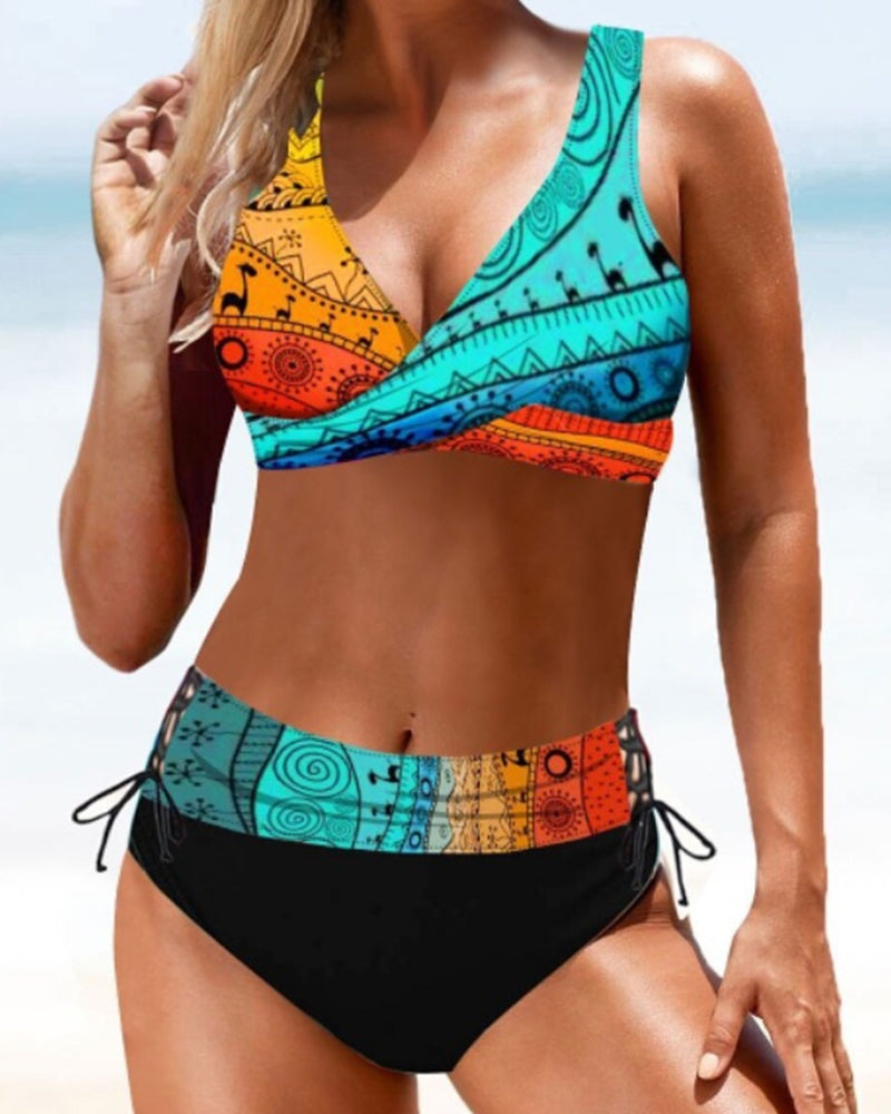 Truus | Colorful bikini swimsuit