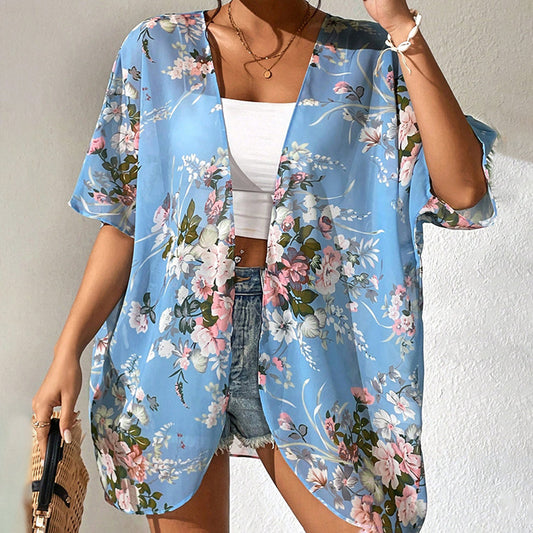 Tiana | Printed Beach Coat