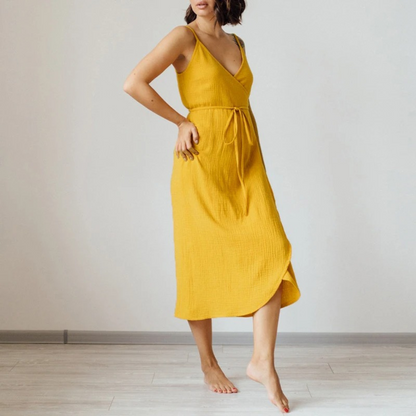 Vivien | Elegant Summer Dress Made Of Linen