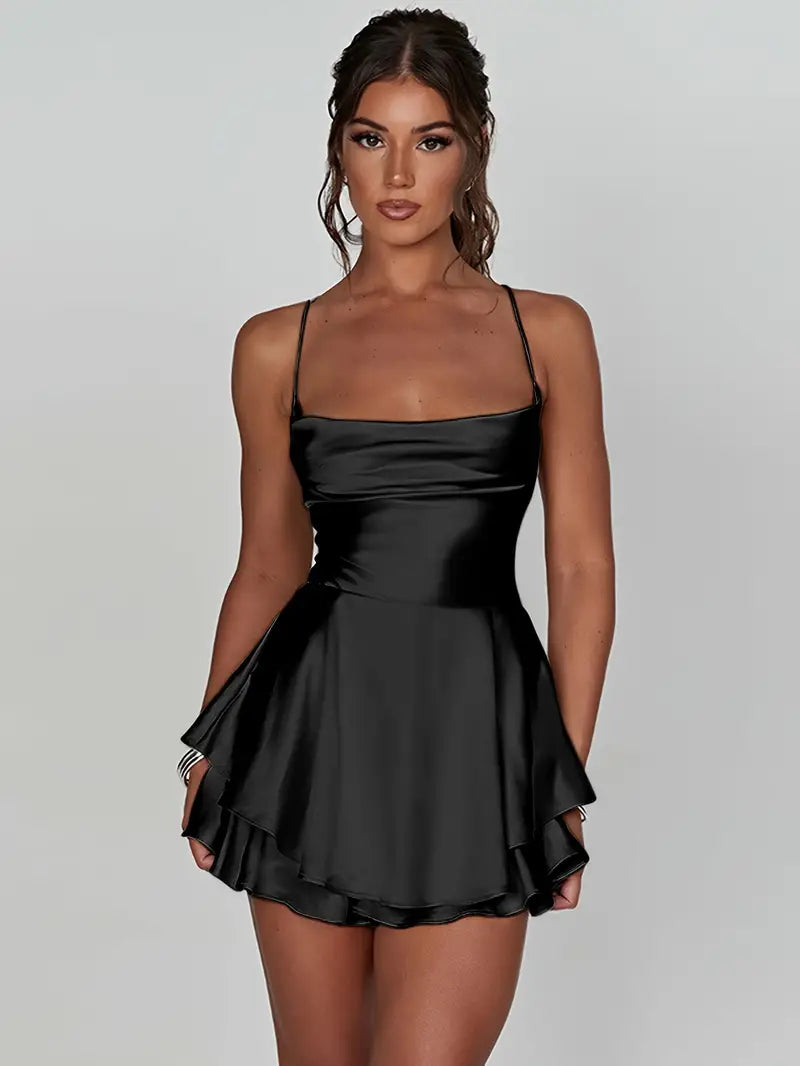 Xena | Seductive Silk Cocktail Dress