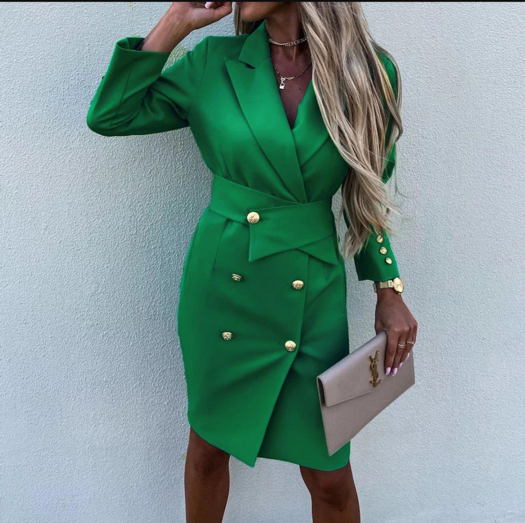 Viviana | Dress with jacket effect and waist belt