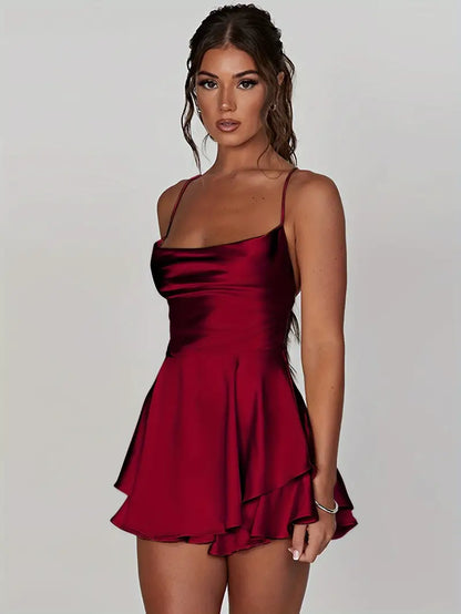 Xena | Seductive Silk Cocktail Dress