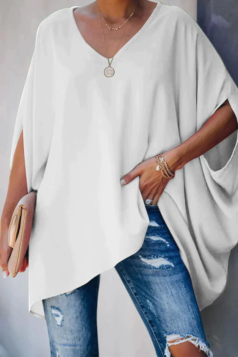 Vada | Elegant Loose Blouse For Spring And Summer