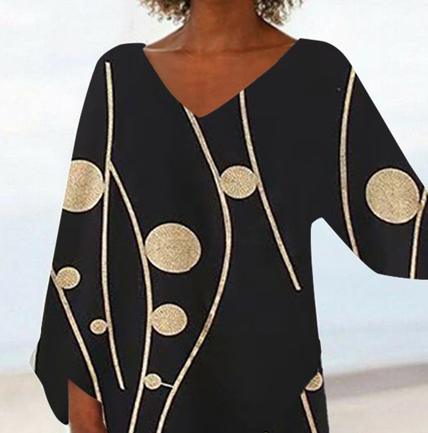 Uxía | Trendy Fashionable New Loose Large Blouse Lady