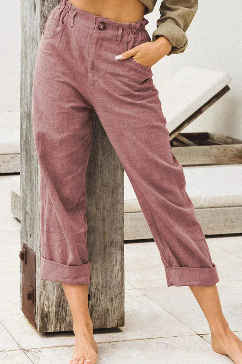 Tess | Fashionable Women'S Linen Trousers