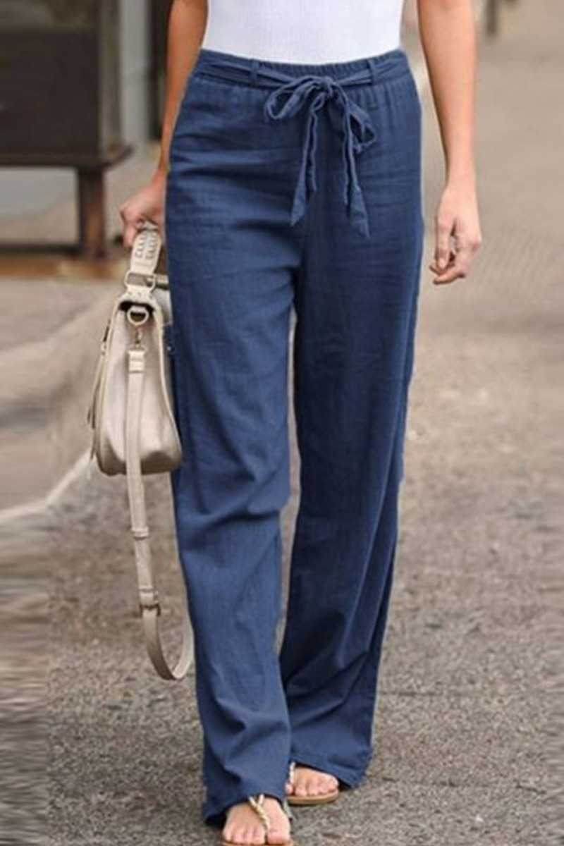 Wendy | Casual straight leg wide leg trousers (6 colors)