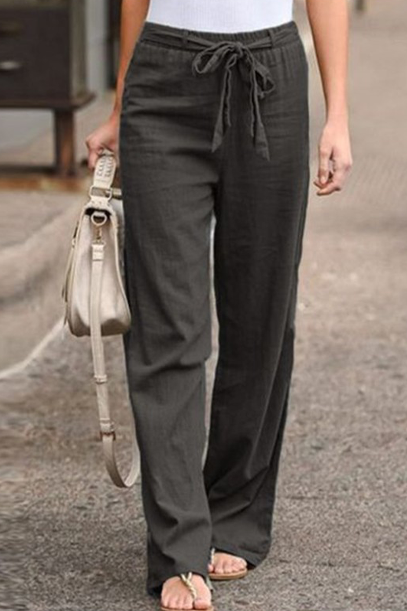 Wendy | Casual straight leg wide leg trousers (6 colors)