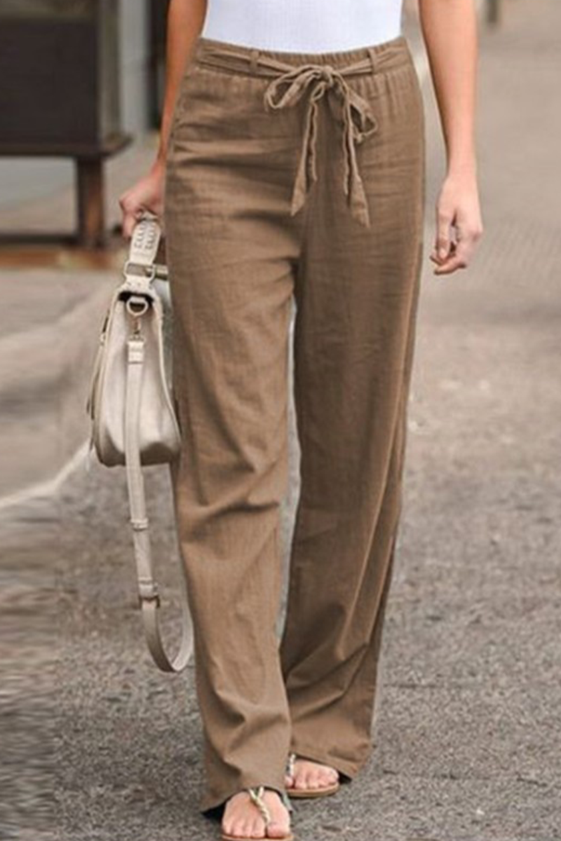 Wendy | Casual straight leg wide leg trousers (6 colors)