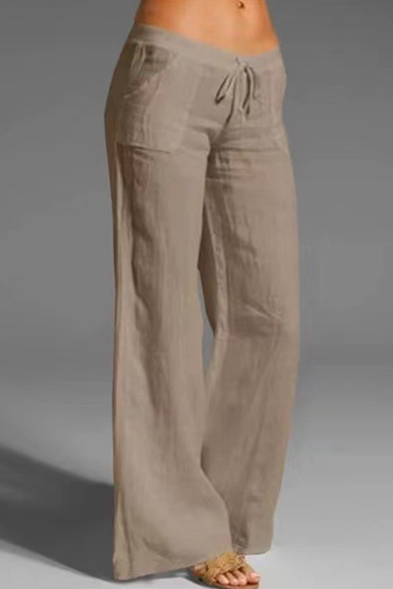 Vanesa | Casual plain loosefitting wideleg trousers (8 colors)