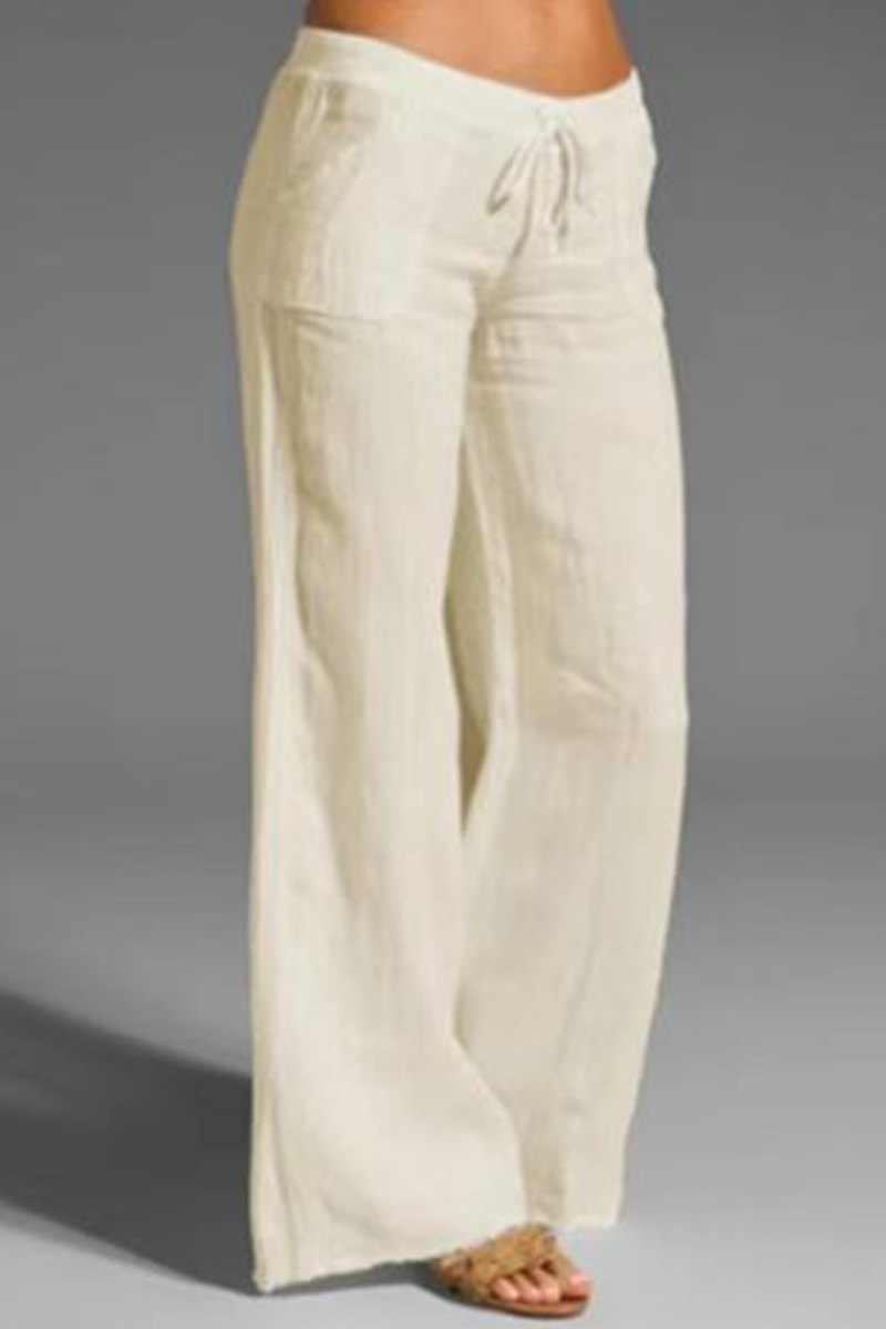 Vanesa | Casual plain loosefitting wideleg trousers (8 colors)