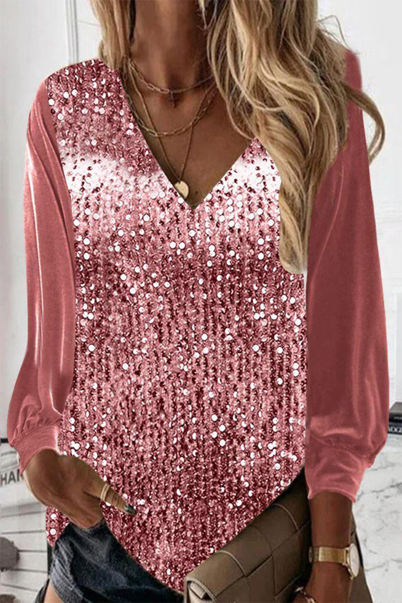 Vesta | Simple Glitter Blouse
