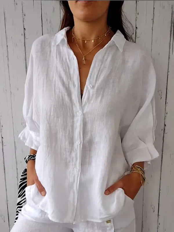 Trinidad | Casual Linen Top For Women