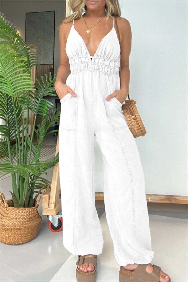 Vera | Sexy Loungewear Strapless Solid Color Jumpsuits (5 colors)