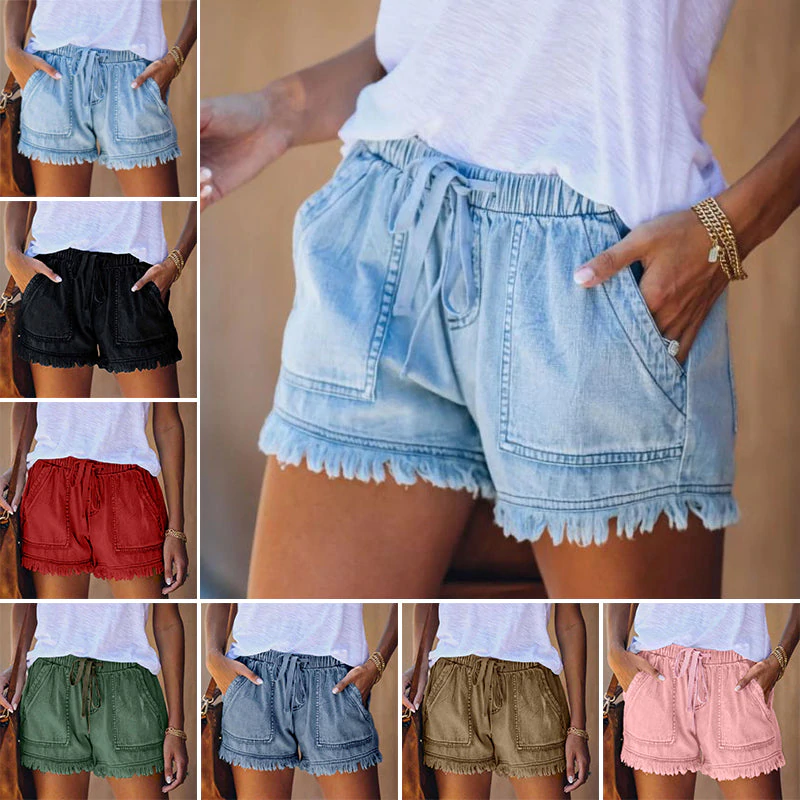 Willa | Stylish High-Waisted Denim Shorts For Trend-Conscious Women