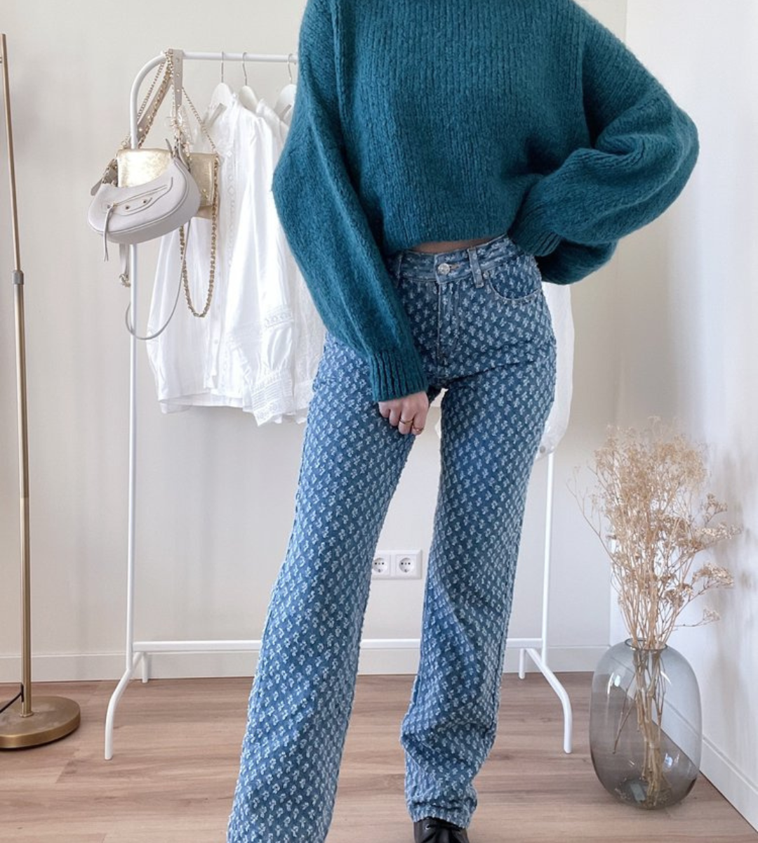 Tiffany | Stylish Jeans With A Diamond Pattern