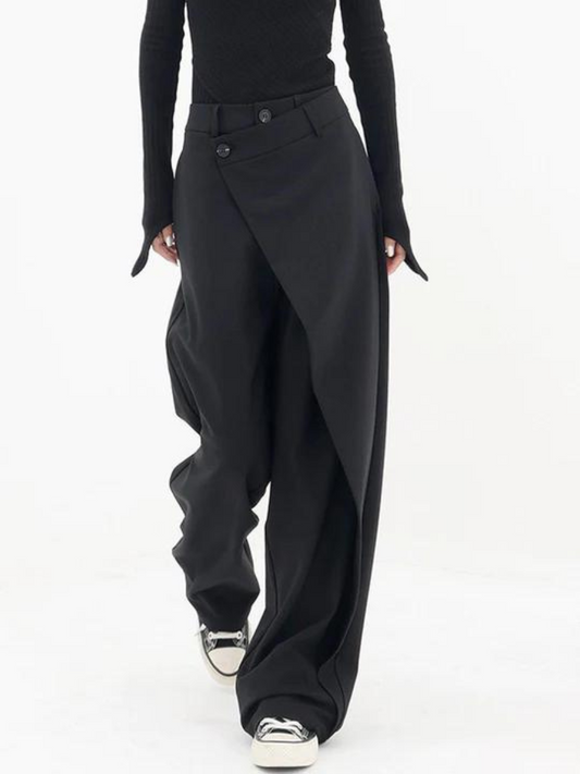 Viviana | Women's wideleg asymmetric trousers