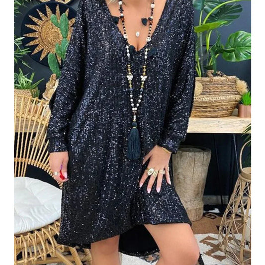 Willow | Glittery Sequin Dress