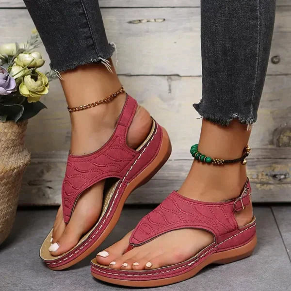 Wanda | Fashionable Leather Sandals For Summer
