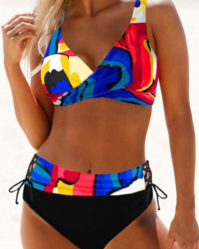 Truus | Colorful bikini swimsuit