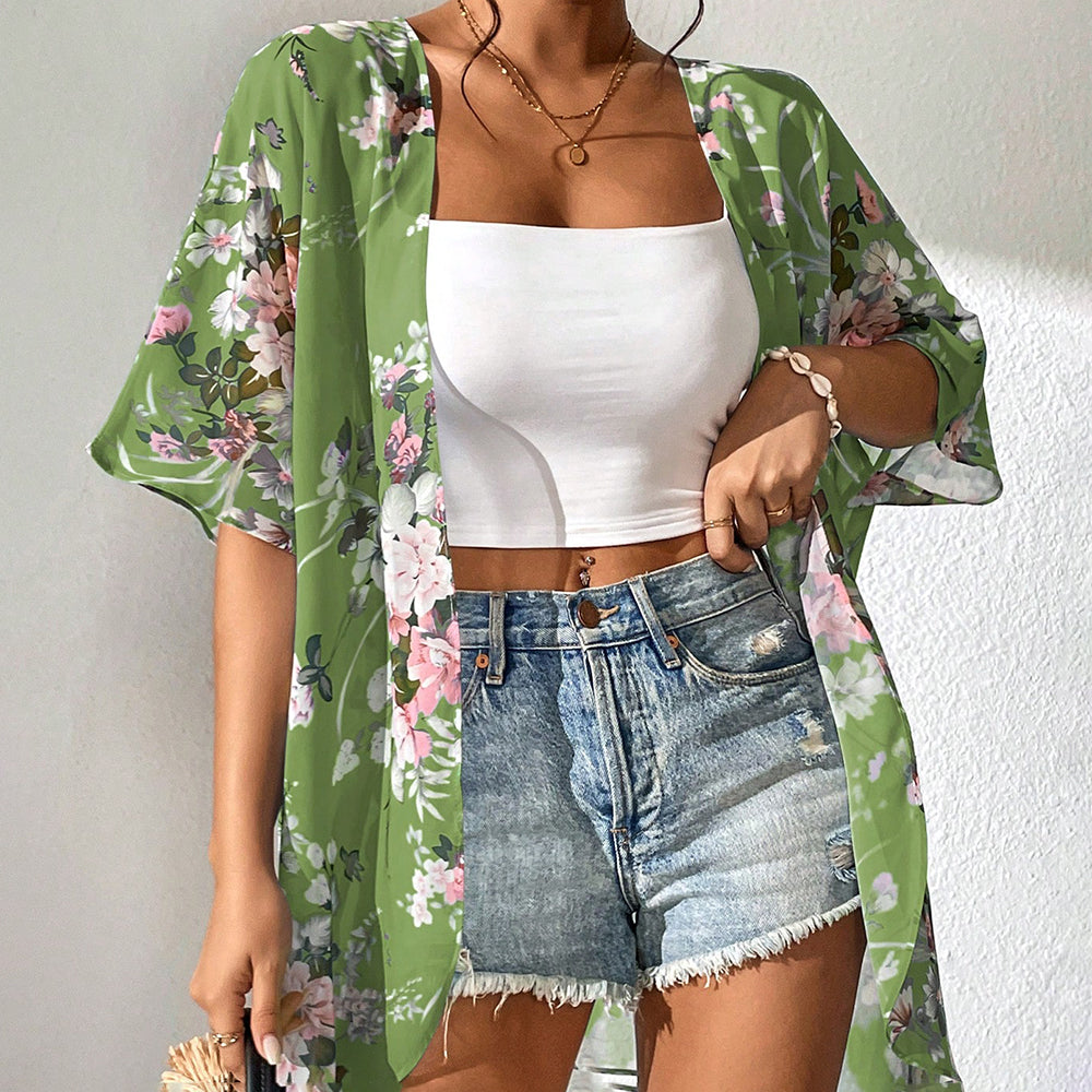Tiana | Printed Beach Coat