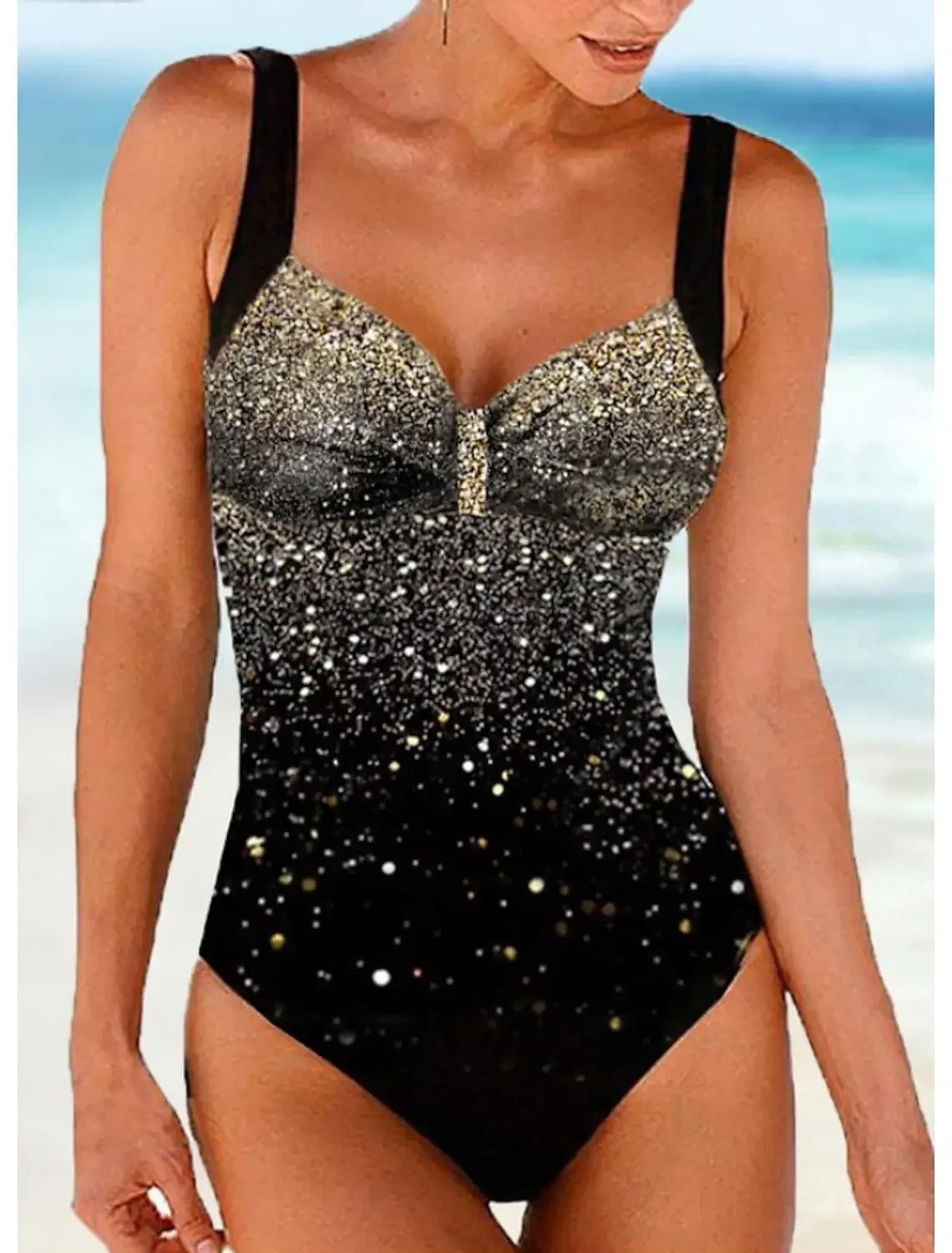 Willow | Sequin Print Swimsuit