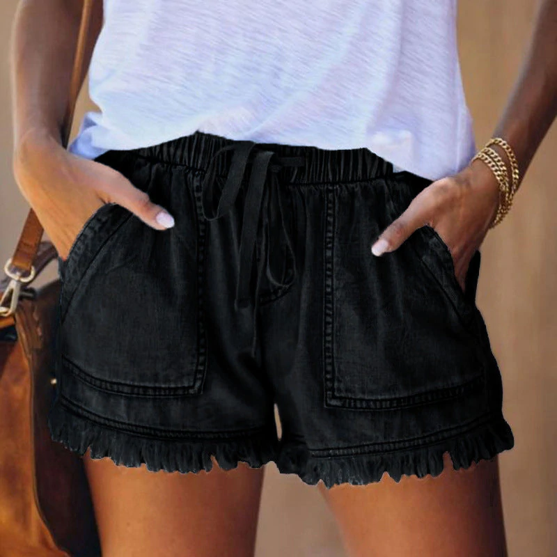 Willa | Stylish High-Waisted Denim Shorts For Trend-Conscious Women