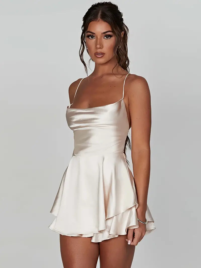 Xena | Seductive Silk Cocktail Dress