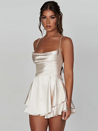 Xena | Seductive Silk Cocktail Dress