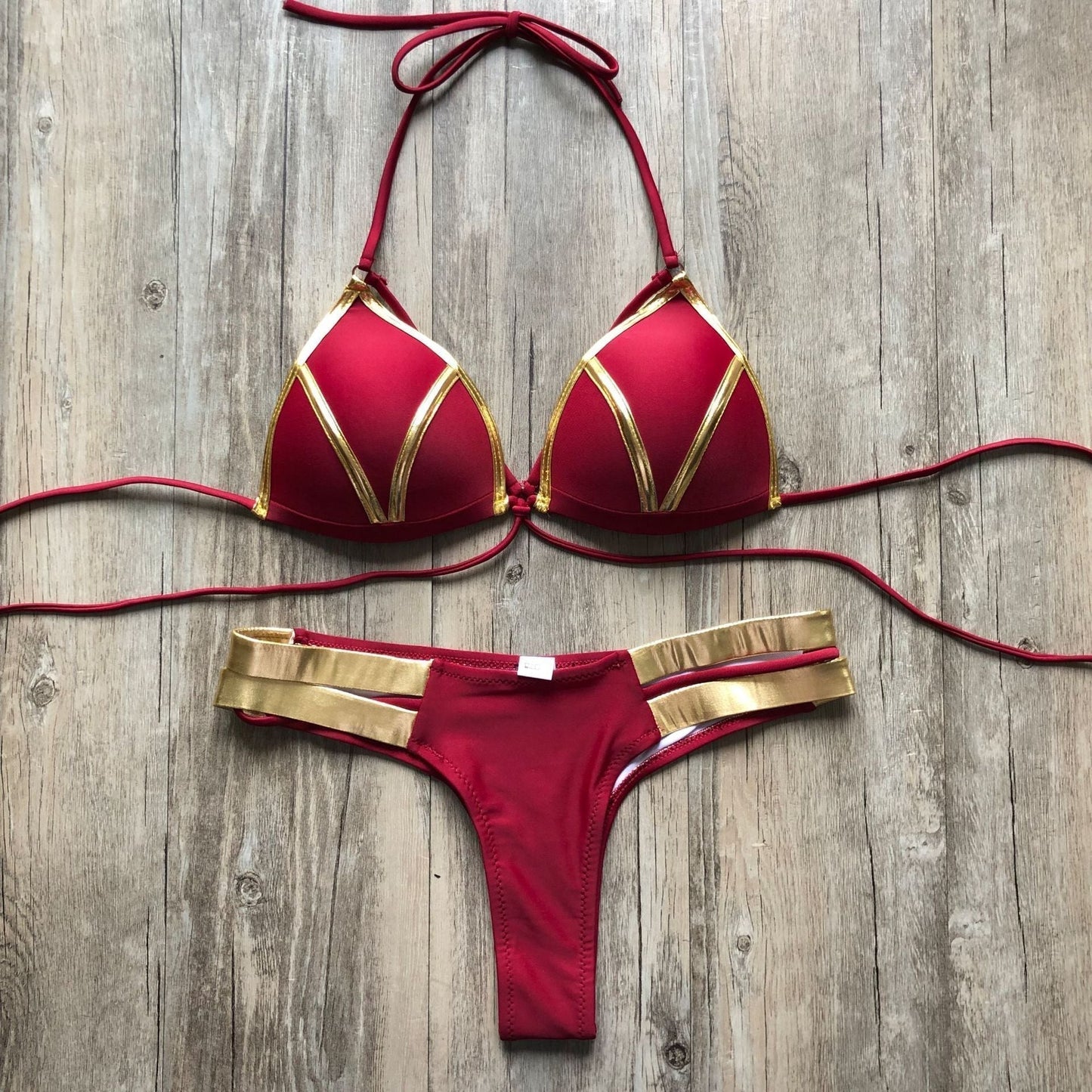 Veda | Bikini With Bronze Sides
