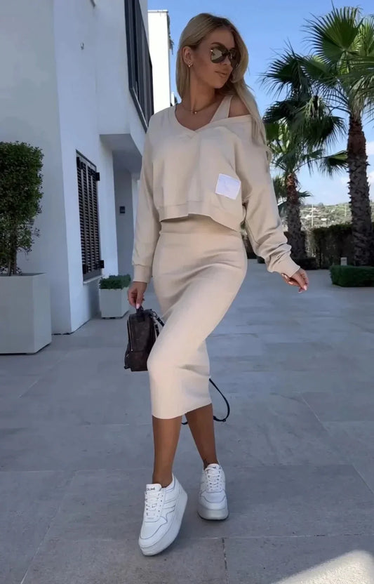 Valeria | Dress With Sweater