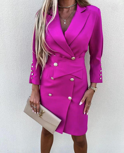 Viviana | Dress with jacket effect and waist belt