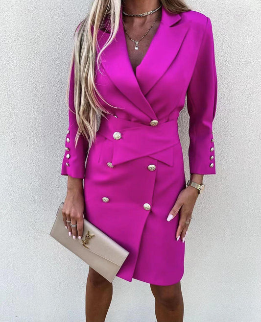 Viviana | Dress with jacket effect and waist belt