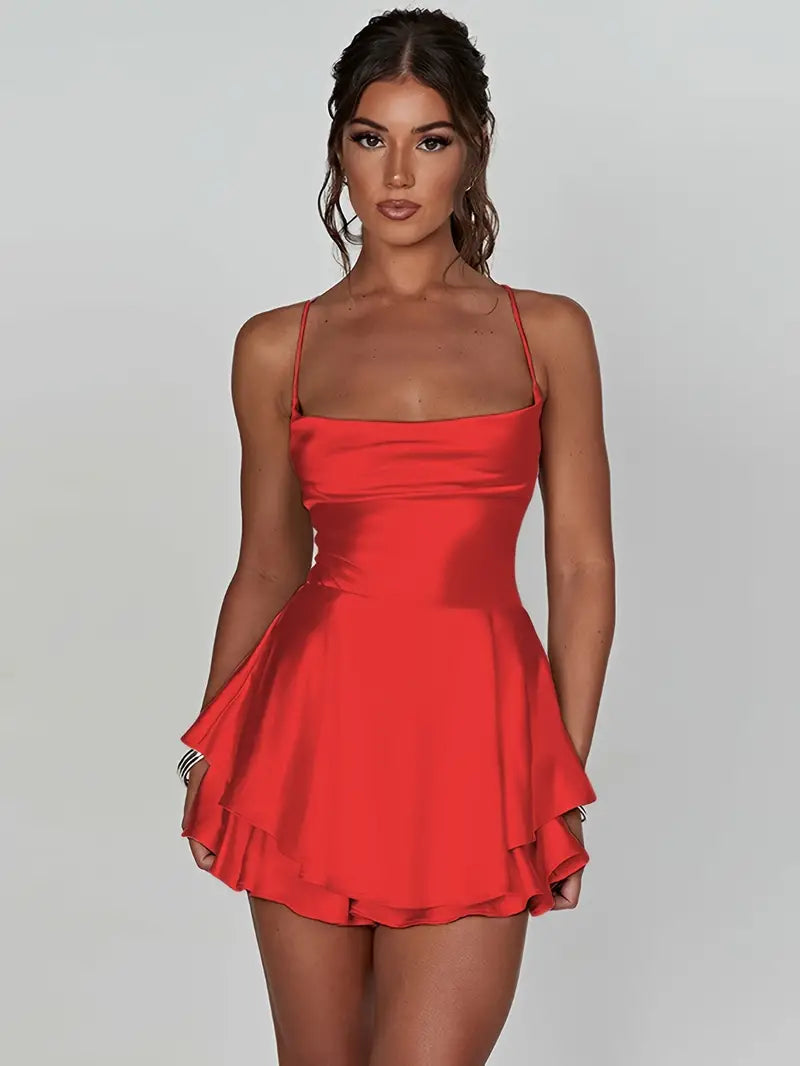 Xena | Seductive Silk Cocktail Dress