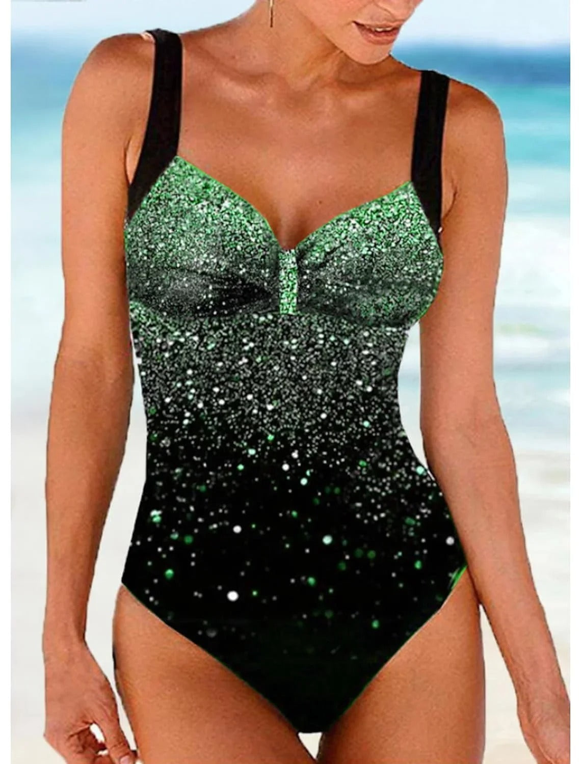 Willow | Sequin Print Swimsuit