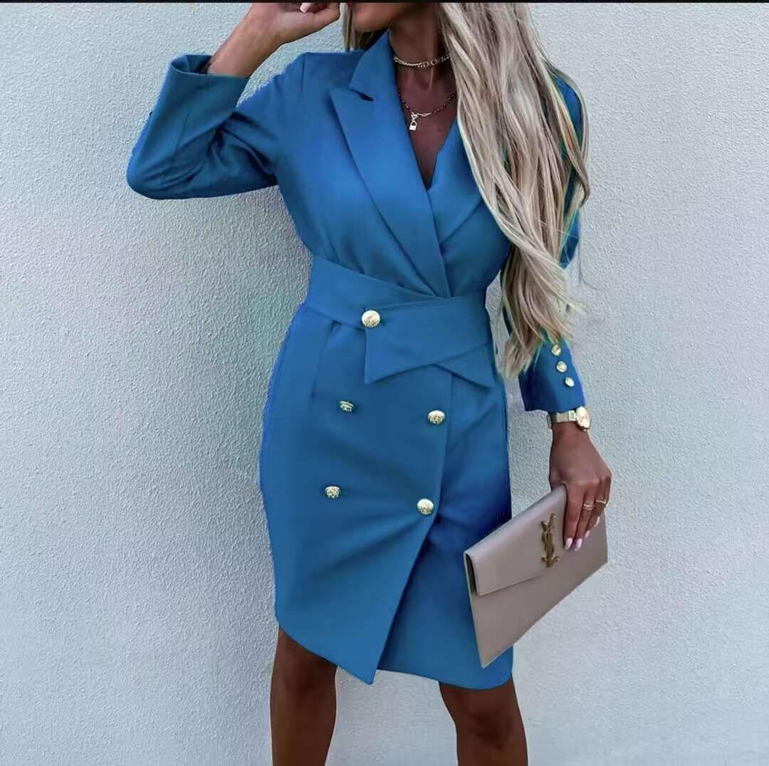 Viviana | Dress with jacket effect and waist belt