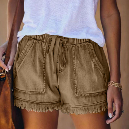 Willa | Stylish High-Waisted Denim Shorts For Trend-Conscious Women