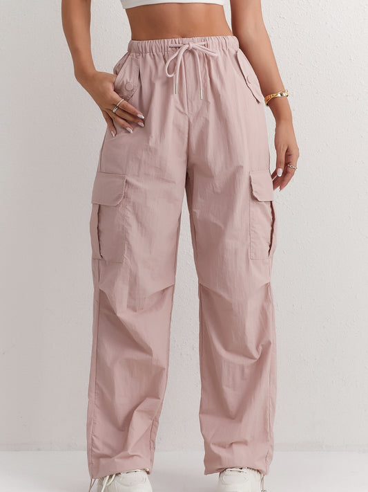 Ursula | Stylish And Comfortable Pink Cargo Pants For Women