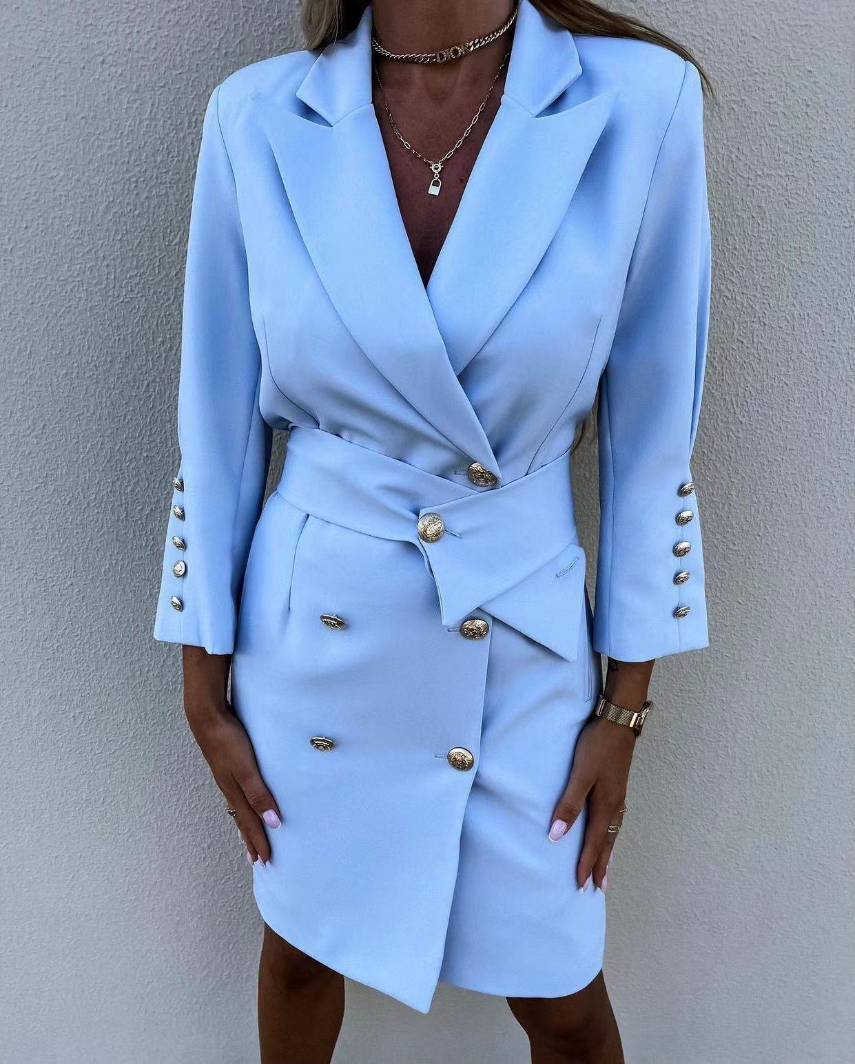 Viviana | Dress with jacket effect and waist belt