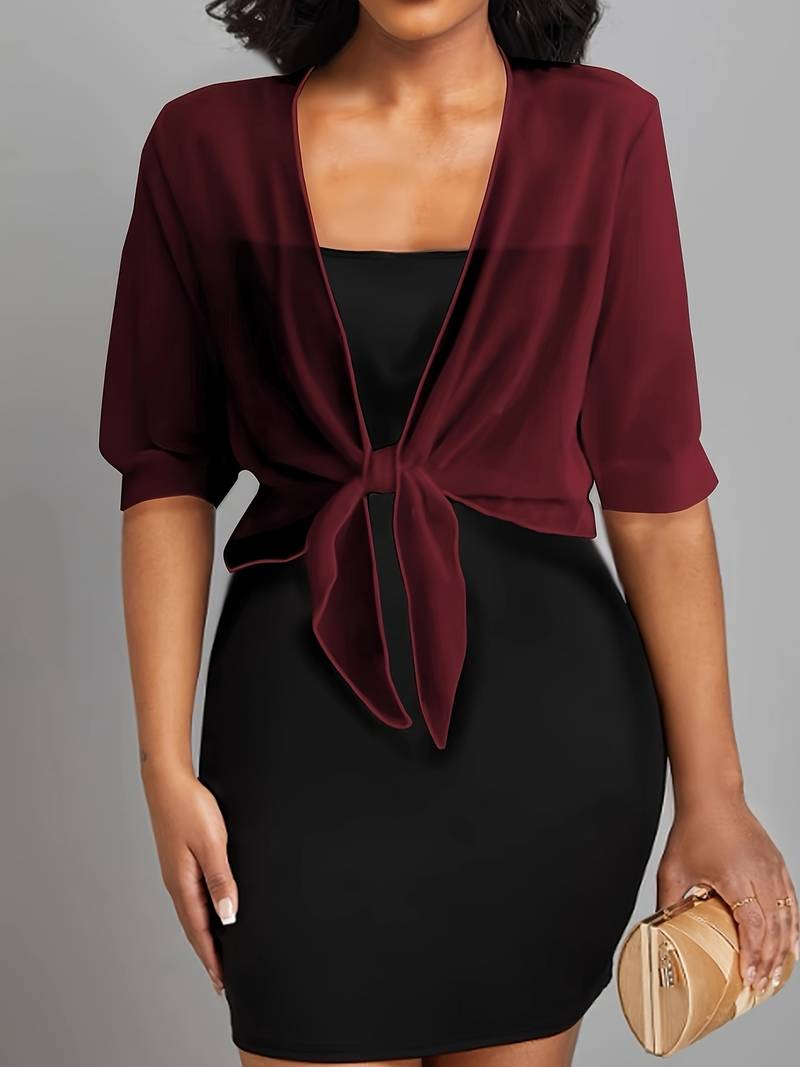 Tracey | Elegant Open Front Blouse For Women