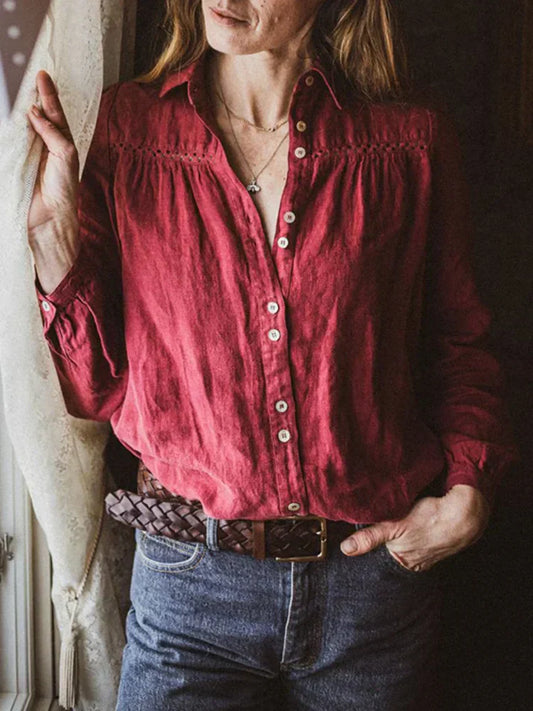 Valerie | Long Sleeve Vintage Blouse For Women